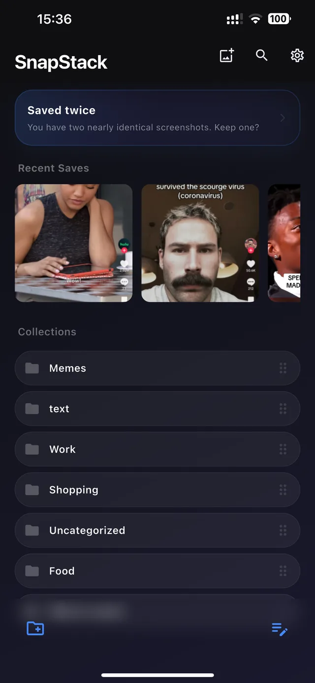 SnapStack: Curate & Create screenshot 1