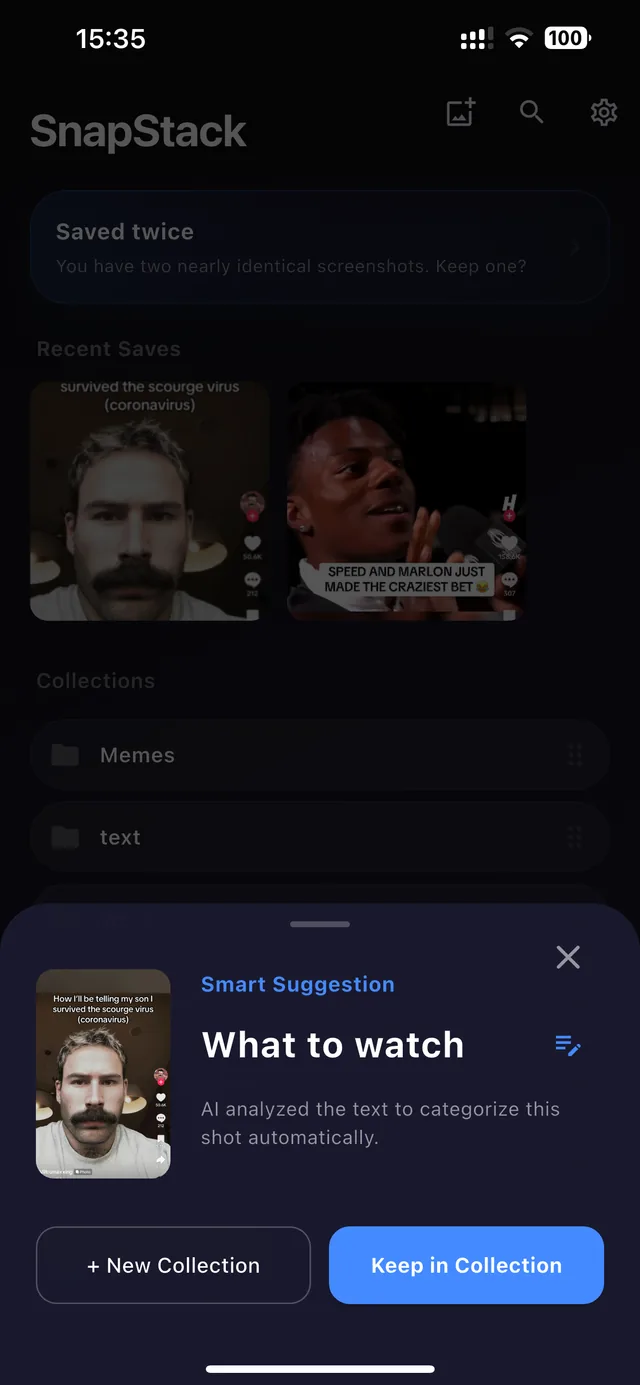 SnapStack: Curate & Create screenshot 2